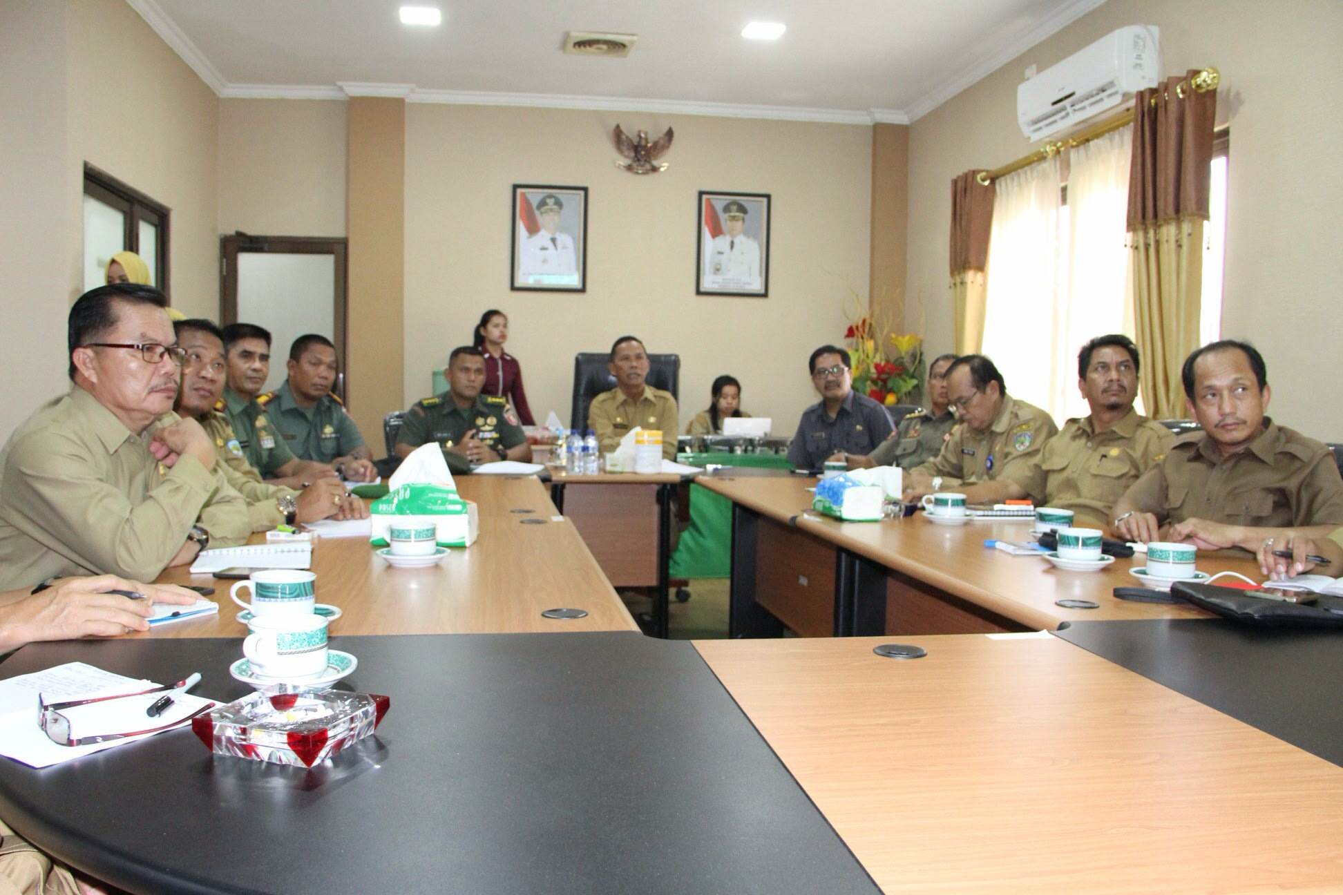 Kunjungan Silaturahmi Kepala Seksi Perencanaan Korem 091/ASN beserta rombongan 